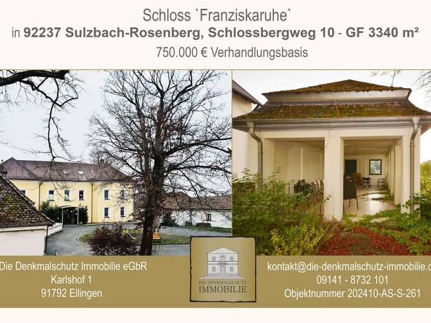 Haus zum Kauf 750.000 € 710 m² 3.440 m² Grundstück Sulzbach-Rosenberg 92237