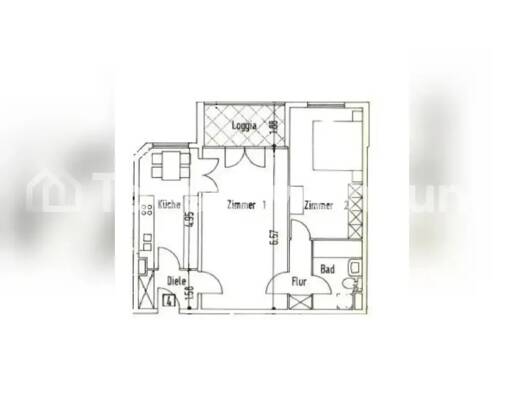 Wohnung zur Miete Tauschwohnung 550 € 2 Zimmer 65 m² 4. Geschoss Westend Berlin 10585