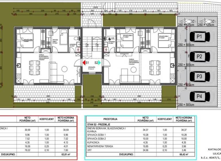 Wohnung zum Kauf 210.000 € 2 Zimmer 66 m² Kastela
