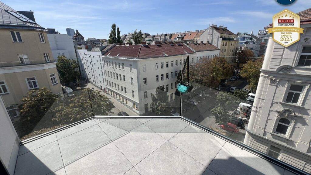 Terrassenwohnung zum Kauf - Erstbezug 628.000 € 3 Zimmer 97,5 m² 5. Geschoss Wien 1100