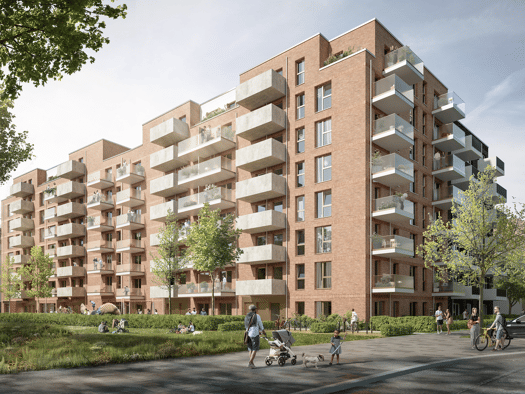 Wohnung zur Miete nur mit Wohnberechtigungsschein 739 € 3 Zimmer 73,9 m² 3. Geschoss frei ab 01.02.2027 Billhorner Kanalstraße 50 Rothenburgsort Hamburg 20539