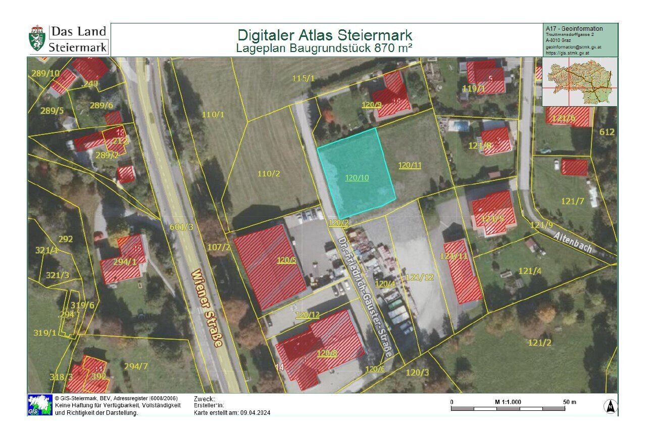 Grundstück zum Kauf 59.900 € 871 m²<br/>Grundstück Neumarkt in der Steiermark 8820