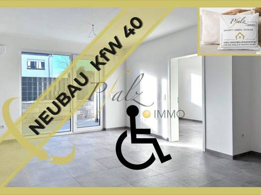 Wohnung zum Kauf - Erstbezug 188.000 € 2 Zimmer 53 m² EG Innenstadt Pirmasens 66953