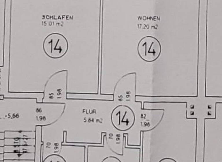 Wohnung zur Miete 429 € 3 Zimmer 60,7 m² 2. Geschoss frei ab 01.05.2026 Am Hang 17 Pausitzer Delle Riesa 01587