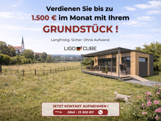 Grundstück zum Kauf provisionsfrei 1.000 m² Grundstück Baugenehmigung vorhanden Ingolstadt Ingolstadt 85053