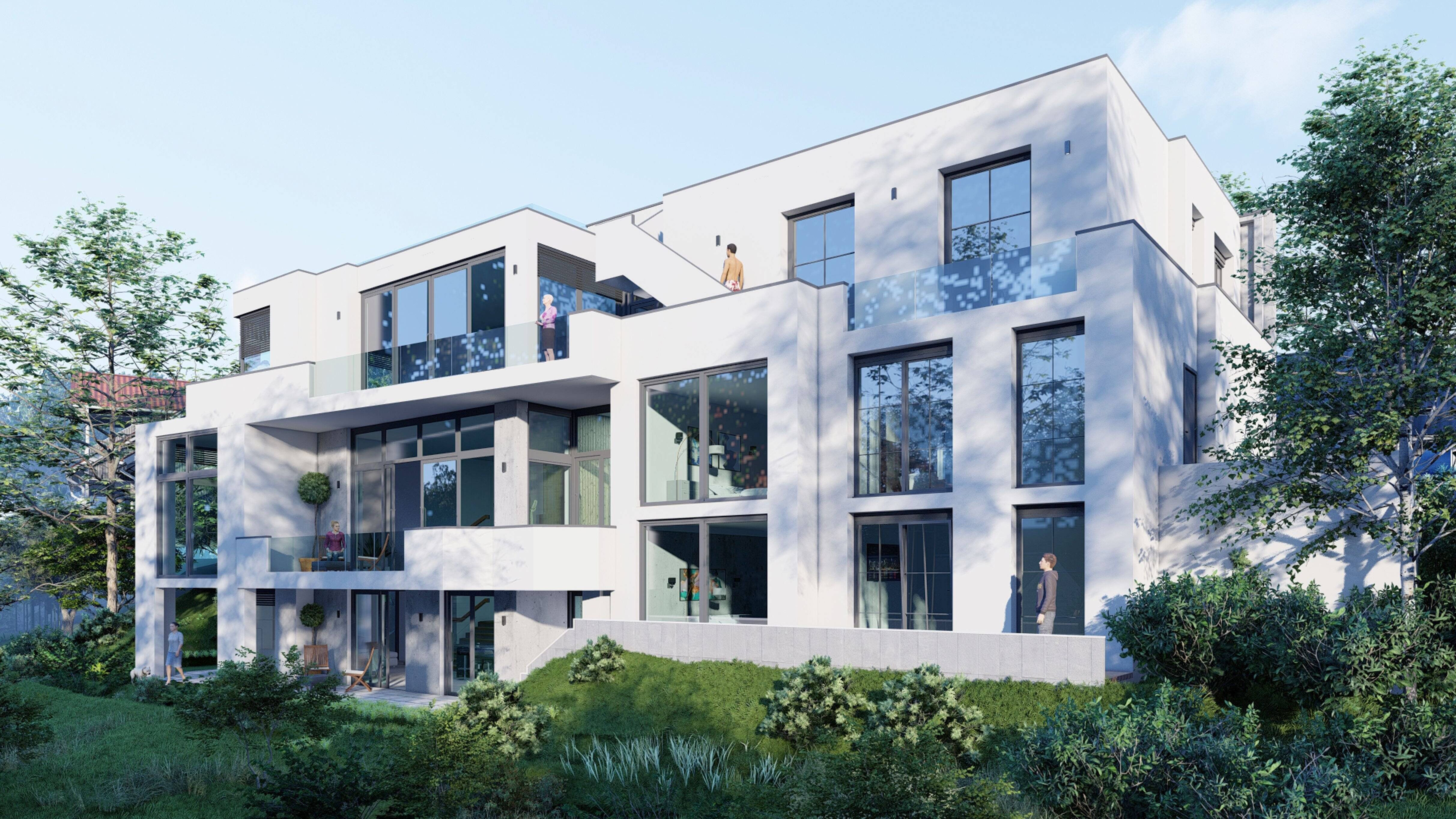 Immobilie in Gorxheimertal - PANORAMA! Stilvolles Design trifft auf atemberaubende Aussicht. Gartengeschoss - Luxuriöse 5 Zimmer Whg. mit 2 Bädern, Sauna und eigenem Gartenanteil - Bild 4