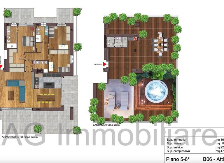 Penthouse zum Kauf 1.050.000 € 4 Zimmer 157 m² 6. Geschoss frei ab sofort Verbania 