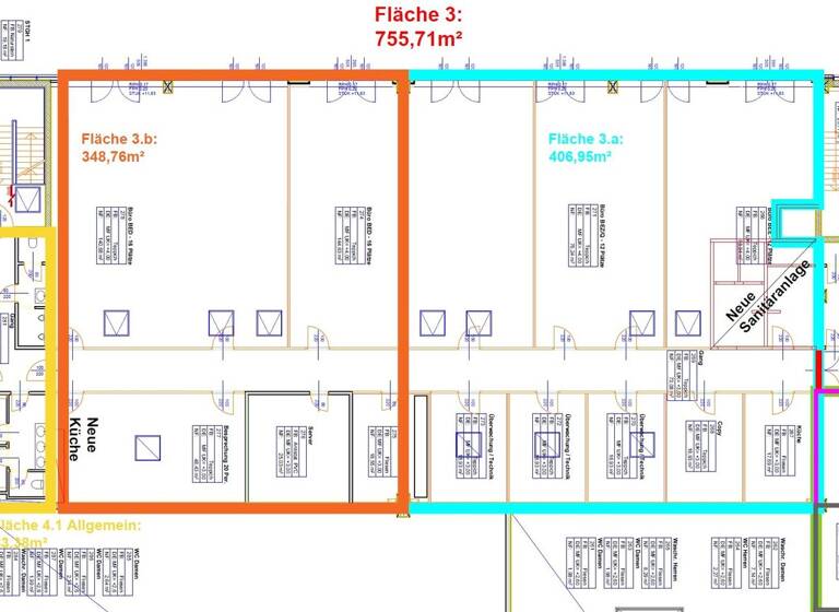 Bürofläche zur Miete 14,28 € 442,7 m² Bürofläche Unterpremstätten 8141