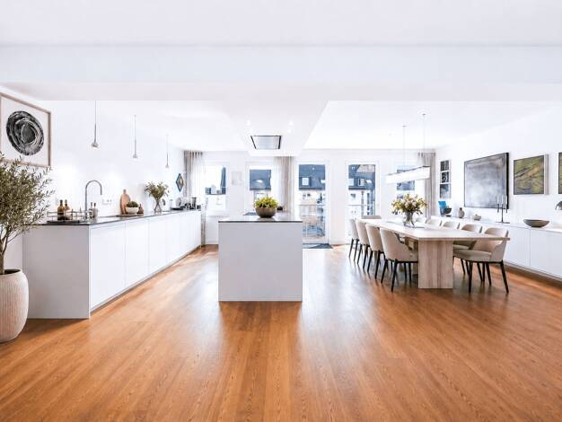 Penthouse zum Kauf 1.195.000 € 5 Zimmer 201,3 m² 5. Geschoss Friedrichstadt Stadtbezirk 3 40215