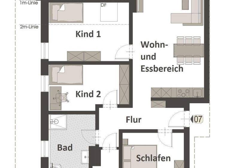 Wohnung zum Kauf 461.000 € 4 Zimmer 98,6 m² Krumbach 86381