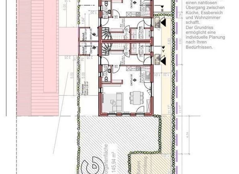 Doppelhaushälfte zum Kauf 565.000 € 3 Zimmer 92,6 m²<br/>Wohnfläche 310 m²<br/>Grundstück Paganiniweg 21a Rahlstedt Hamburg 22145