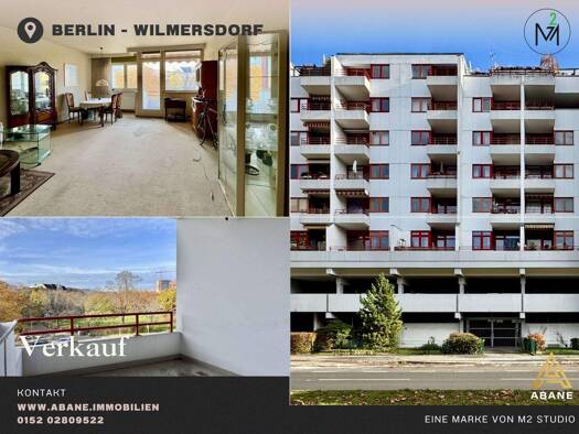 Wohnung zum Kauf 429.000 € 2,5 Zimmer 83,2 m² 3. Geschoss Wilmersdorf Berlin 10719
