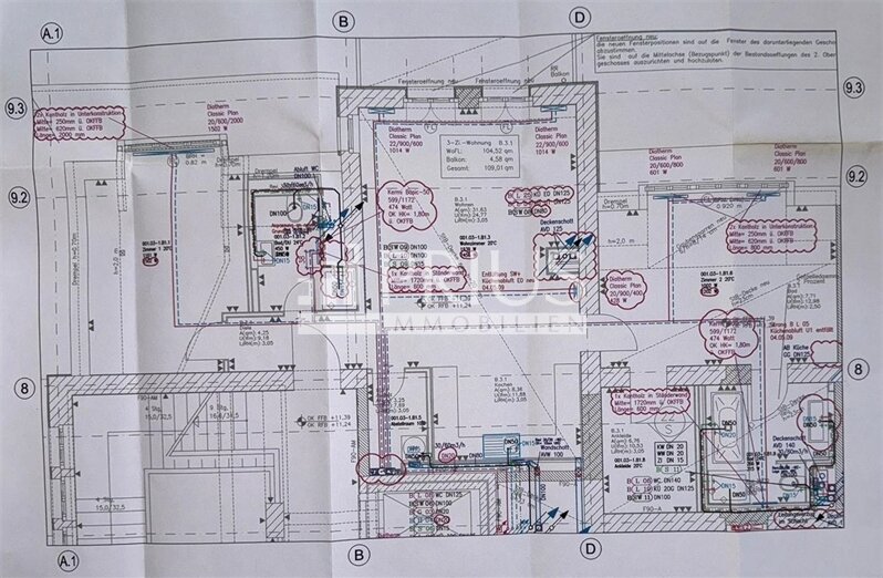 Wohnung zur Miete 2.400 € 3 Zimmer 109 m²<br/>Wohnfläche 3.<br/>Geschoss ab sofort<br/>Verfügbarkeit Richard-Wagner-Str. 7b Nordend - West Frankfurt am Main 60318