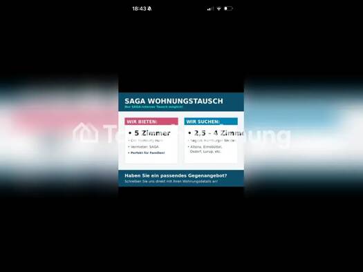 Wohnung zur Miete Tauschwohnung 800 € 5 Zimmer 95 m² Altona 22119