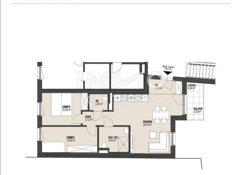 Wohnung zum Kauf 477.900 € 3 Zimmer 60 m² Wien 1170