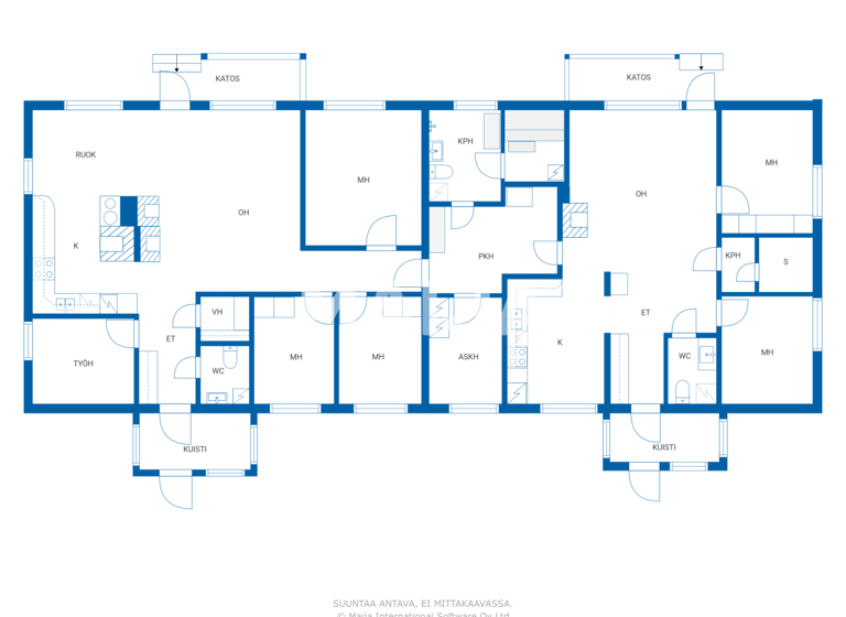 Doppelhaushälfte zum Kauf 139.000 € 8 Zimmer 216,2 m² 4.482 m² Grundstück Jokivarrentie 400 Tornio 95410