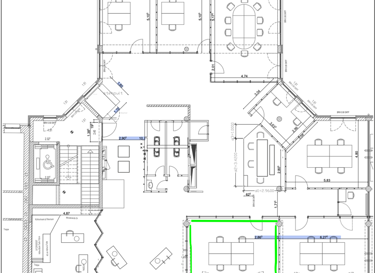 Bürofläche zur Miete provisionsfrei 1.250 € 1 Zimmer Kampstraße 15 Sternschanze Hamburg 20357
