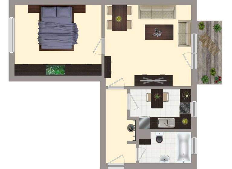 Wohnung zur Miete 306 € 2 Zimmer 50,9 m² 1. Geschoss Steigerstraße 7 Merseburg 06217