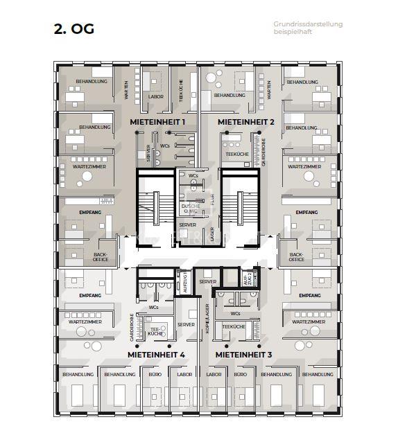 Praxisfläche zur Miete provisionsfrei 16,50 € 784 m²<br/>Bürofläche ab 176 m²<br/>Teilbarkeit Erlenstegen Nürnberg 90491