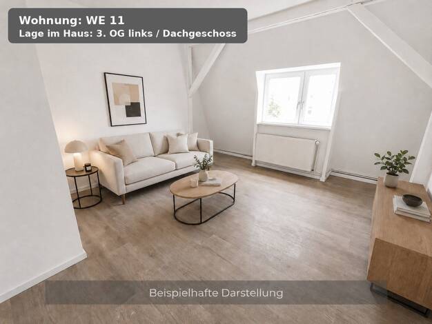 Wohnung zur Miete 450 € 2 Zimmer 57 m² 3. Geschoss Marienstraße 4 Innenstadt Wilhelmshaven 26382
