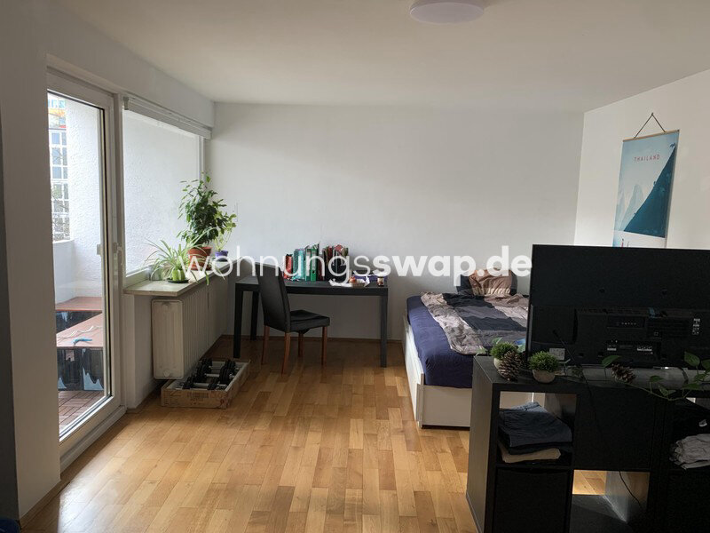 Studio zur Miete 700 € 1 Zimmer 37 m²<br/>Wohnfläche 3.<br/>Geschoss Am Luitpoldpark 80804