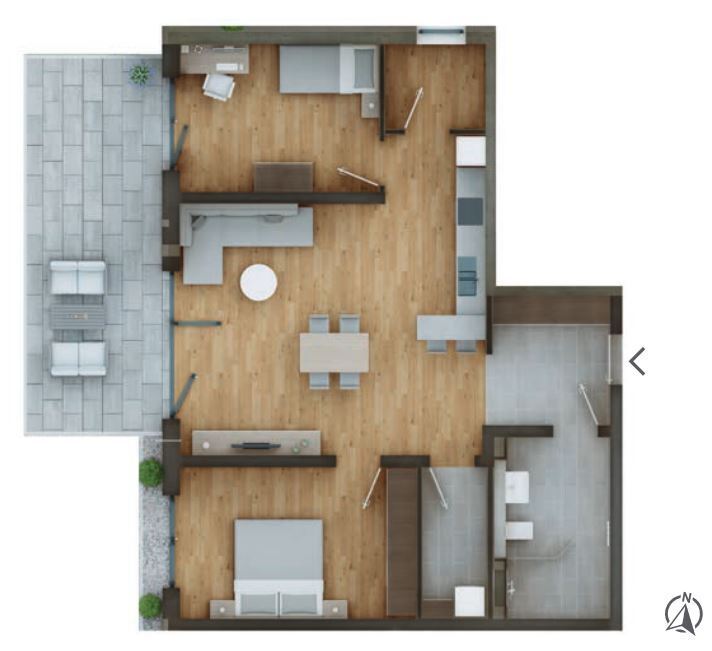 Terrassenwohnung zum Kauf provisionsfrei 339.900 € 3 Zimmer 94,9 m²<br/>Wohnfläche EG<br/>Geschoss 01.12.2024<br/>Verfügbarkeit Am Försterweg 16 Wegern Hunderdorf 94336