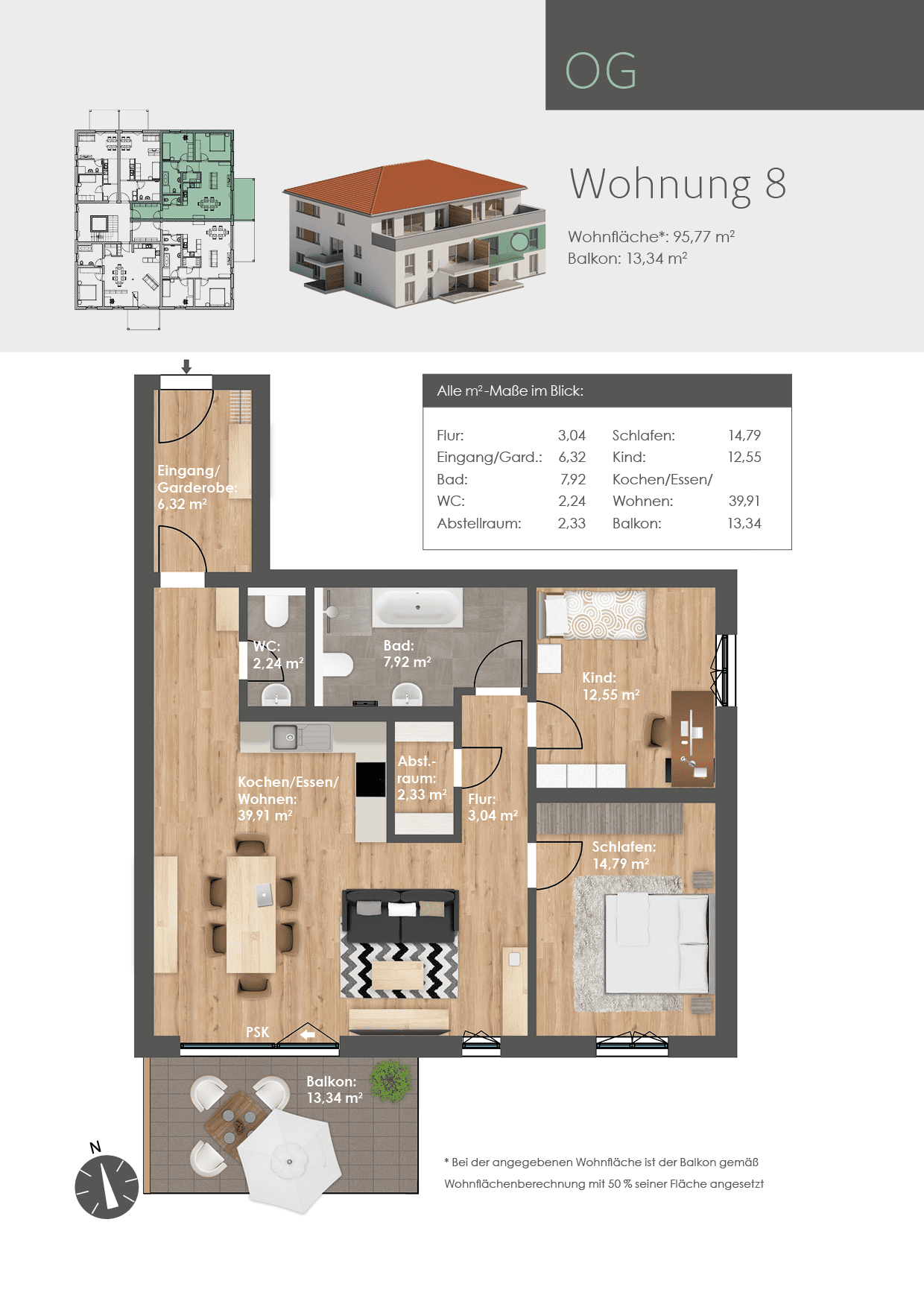 Wohnung zum Kauf provisionsfrei 416.600 € 3 Zimmer 95,8 m²<br/>Wohnfläche Krampelmühlweg 3 Dietfurt Dietfurt 92345