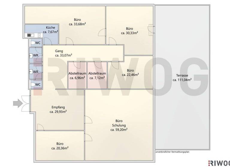 Büro zur Miete 10,50 € Wiener Neudorf 2351