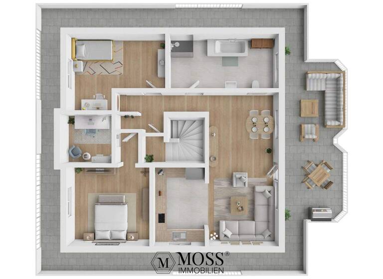 Penthouse zum Kauf 589.000 € 3 Zimmer 123 m² 2. Geschoss Heitersheim 79423