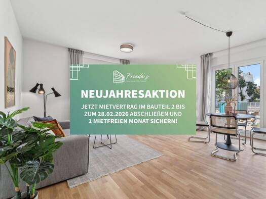 Wohnung zur Miete - Erstbezug 1.530 € 2 Zimmer 59,9 m² 3. Geschoss Friedenauer Höhe 13A Friedenau Berlin 12159