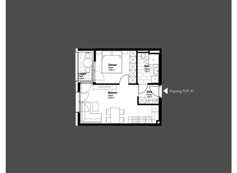 Wohnung zum Kauf 220.900 € 2 Zimmer 39,5 m² 2. Geschoss Schwechat 2320