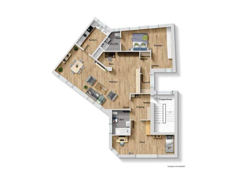 Wohnung zur Miete 995 € 3 Zimmer 117 m² 1. Geschoss Lütge Brückstraße 1 Mitte Dortmund 44135