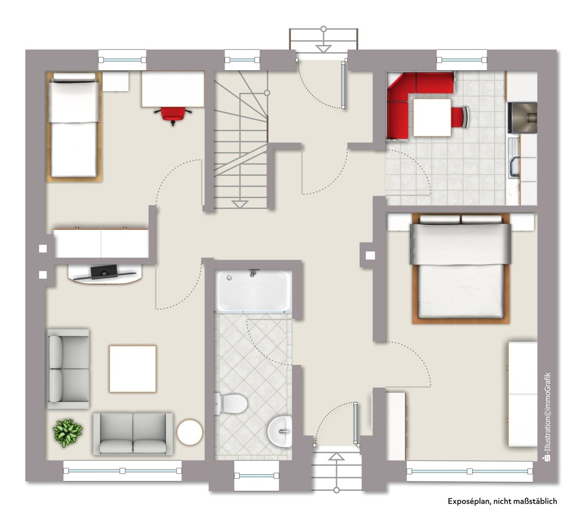 Mehrfamilienhaus zum Kauf 299.000 € 7 Zimmer 189 m²<br/>Wohnfläche 485 m²<br/>Grundstück Beckum Beckum 59269