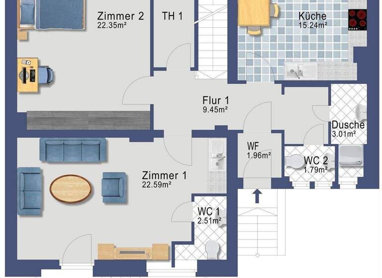 Doppelhaushälfte zum Kauf 1.100.000 € 10 Zimmer 240 m² 600 m² Grundstück Westend Berlin 14055