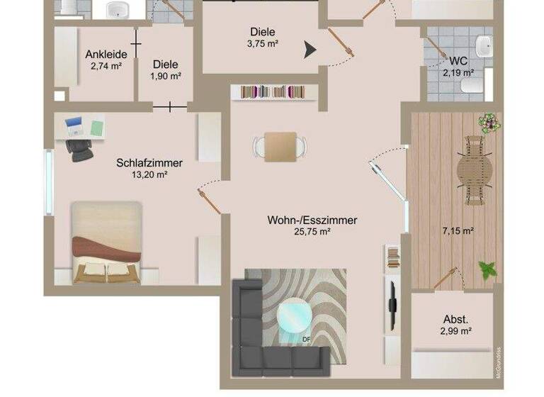 Wohnung zum Kauf 269.500 € 3 Zimmer 65,8 m² frei ab 01.03.2026 Bad Kleinkirchheim 9546