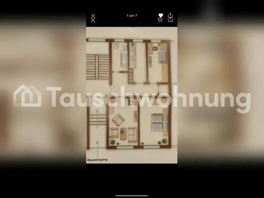 Wohnung zur Miete Tauschwohnung 550 € 2,5 Zimmer 53 m² Blücherplatz Kiel 24105