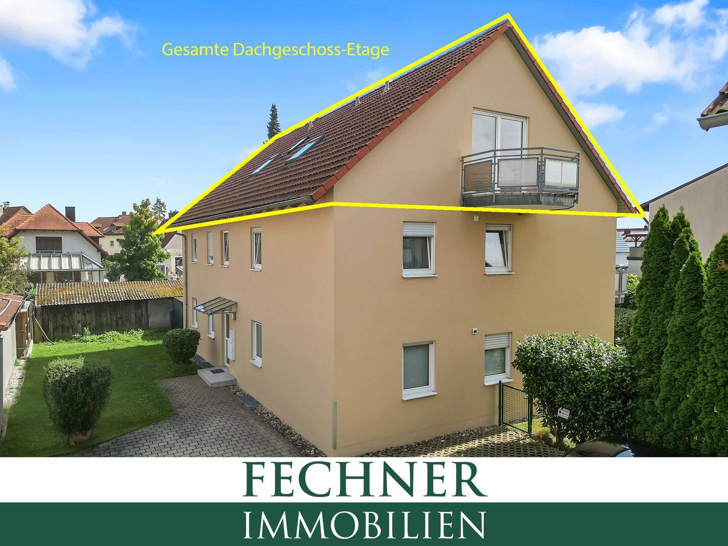 Dachgeschosswohnung in zentrumsnaher Lage des Ingolstädter Südosten inkl. TG-Stellplatz und EBK! – Ingolstadt – Bild 1 von 25