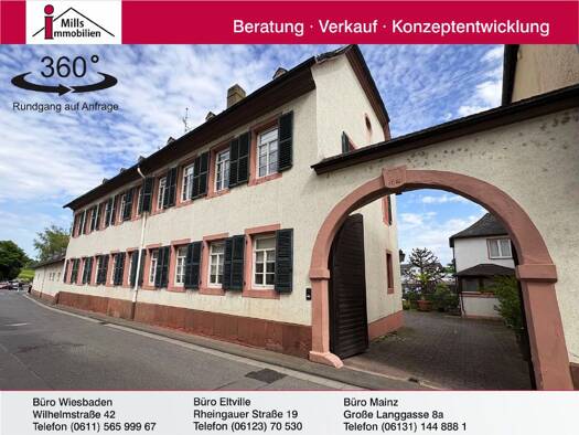 Haus zum Kauf 1.350.000 € 11 Zimmer 475 m² 660 m² Grundstück Hattenheim Eltville am Rhein 65347