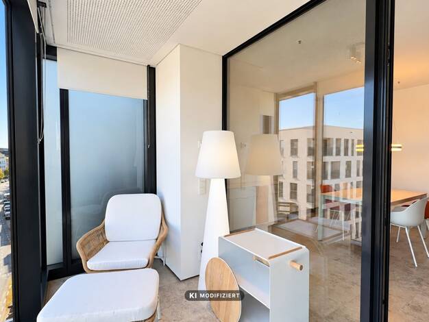Wohnung zum Kauf 655.000 € 2 Zimmer 77 m² 7. Geschoss Sachsenhausen Frankfurt am Main 60599