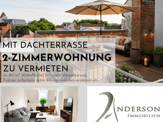 Wohnung zur Miete 1.000 € 2 Zimmer 80 m² 4. Geschoss Ingolstadt Ingolstadt 85049
