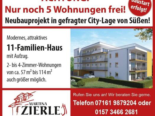 Wohnung zum Kauf 519.900 € 4 Zimmer 102,2 m² Süßen 73079