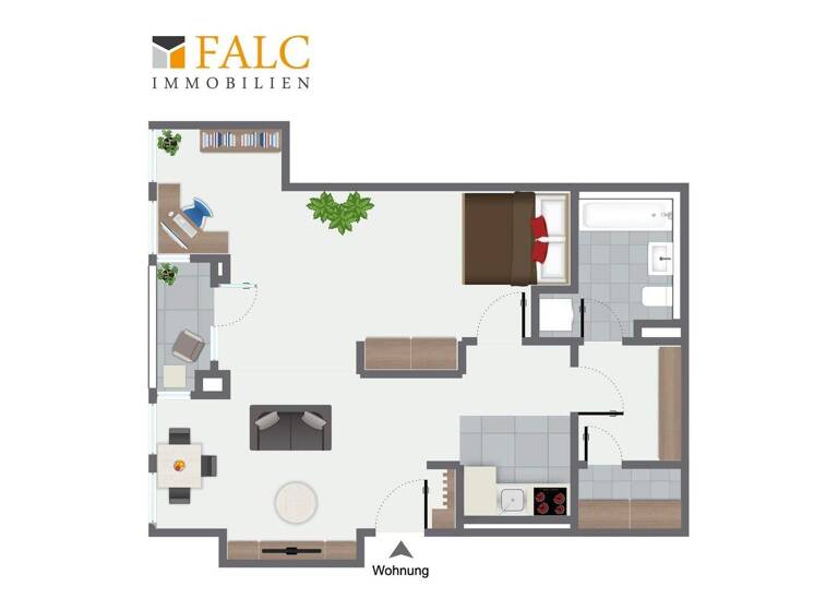 Studio zur Miete 710 € 1 Zimmer 56 m² 2. Geschoss Laurensberg Aachen 52072