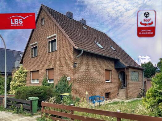Einfamilienhaus zum Kauf provisionsfrei 509.000 € 7 Zimmer 120 m² 853 m² Grundstück Stöckheim Braunschweig 38124