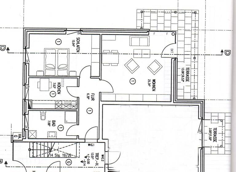 Terrassenwohnung zum Kauf provisionsfrei 159.900 € 2 Zimmer 68,9 m² Nordstemmen 31171