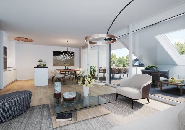 Wohnung zum Kauf - Neubau provisionsfrei 487.000 € 2 Zimmer 66,6 m² Dachgeschoss Markdorf Markdorf 88677