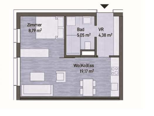 Wohnung zum Kauf - Erstbezug provisionsfrei 150.335 € 1 Zimmer 37,4 m² Eggenberg Graz 8020