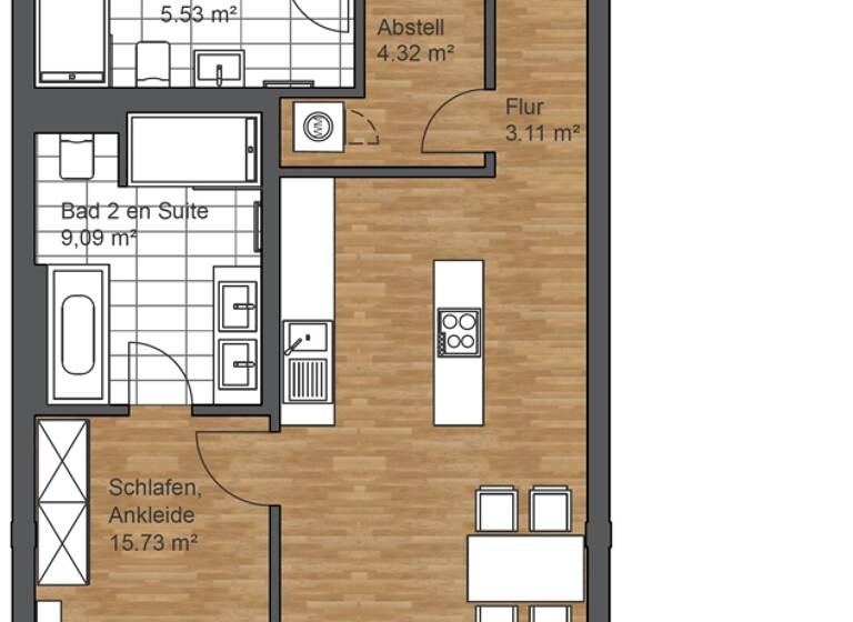 Wohnung zum Kauf 529.000 € 4 Zimmer 110,9 m²<br/>Wohnfläche 3.<br/>Geschoss Paul-Flechsig-Straße 11 Meusdorf Leipzig 04289