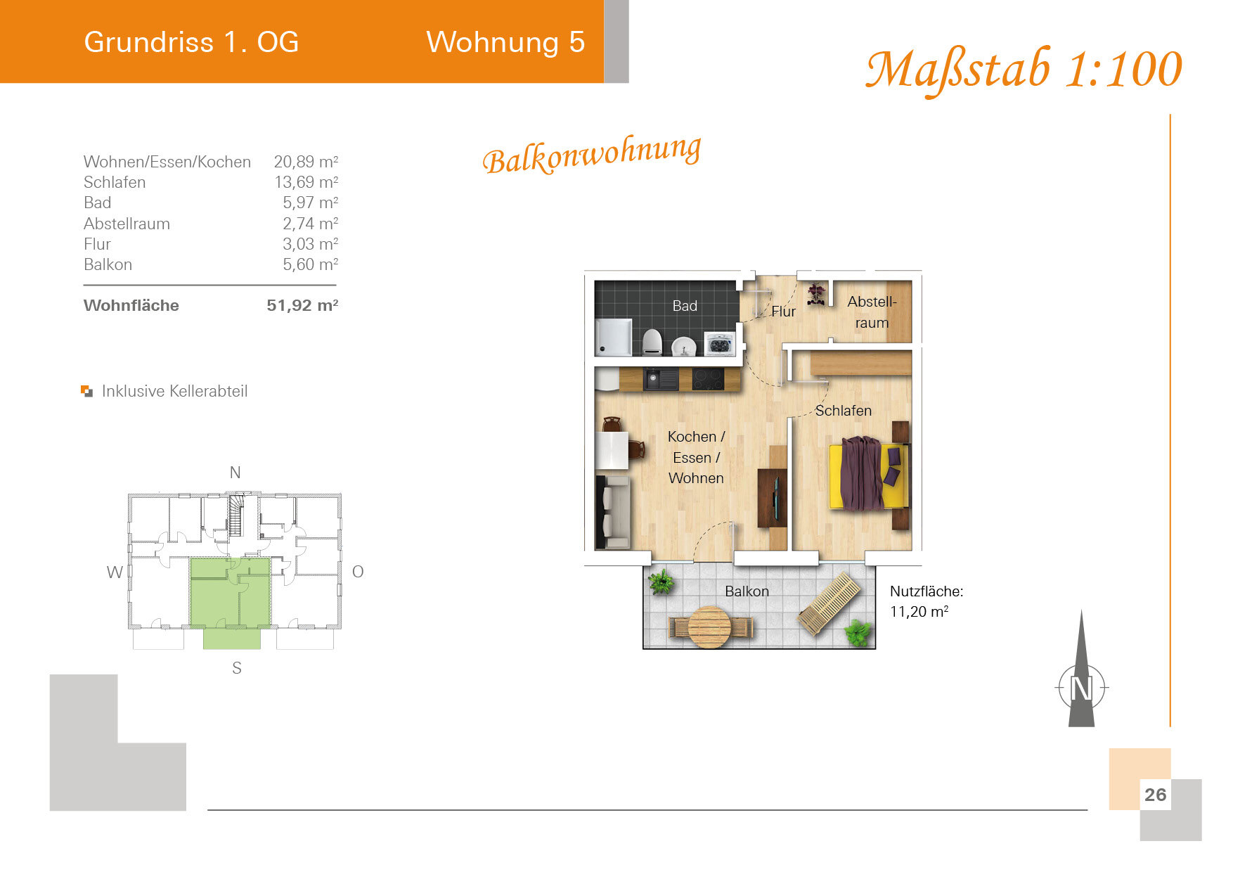 Wohnung zum Kauf provisionsfrei 214.000 € 3 Zimmer 52 m²<br/>Wohnfläche 1.<br/>Geschoss ab sofort<br/>Verfügbarkeit Hubertusweg 32 Bergham Nittenau 93149