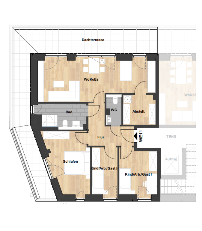 Wohnung zur Miete 1.300 € 4 Zimmer 102,9 m²<br/>Wohnfläche 01.03.2025<br/>Verfügbarkeit Riensförde Stade 21680