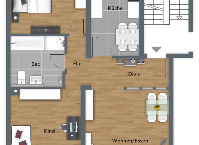Wohnung zum Kauf 269.000 € 3 Zimmer 83,4 m²<br/>Wohnfläche Langendiebach Erlensee 63526